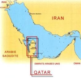 qatar - carte